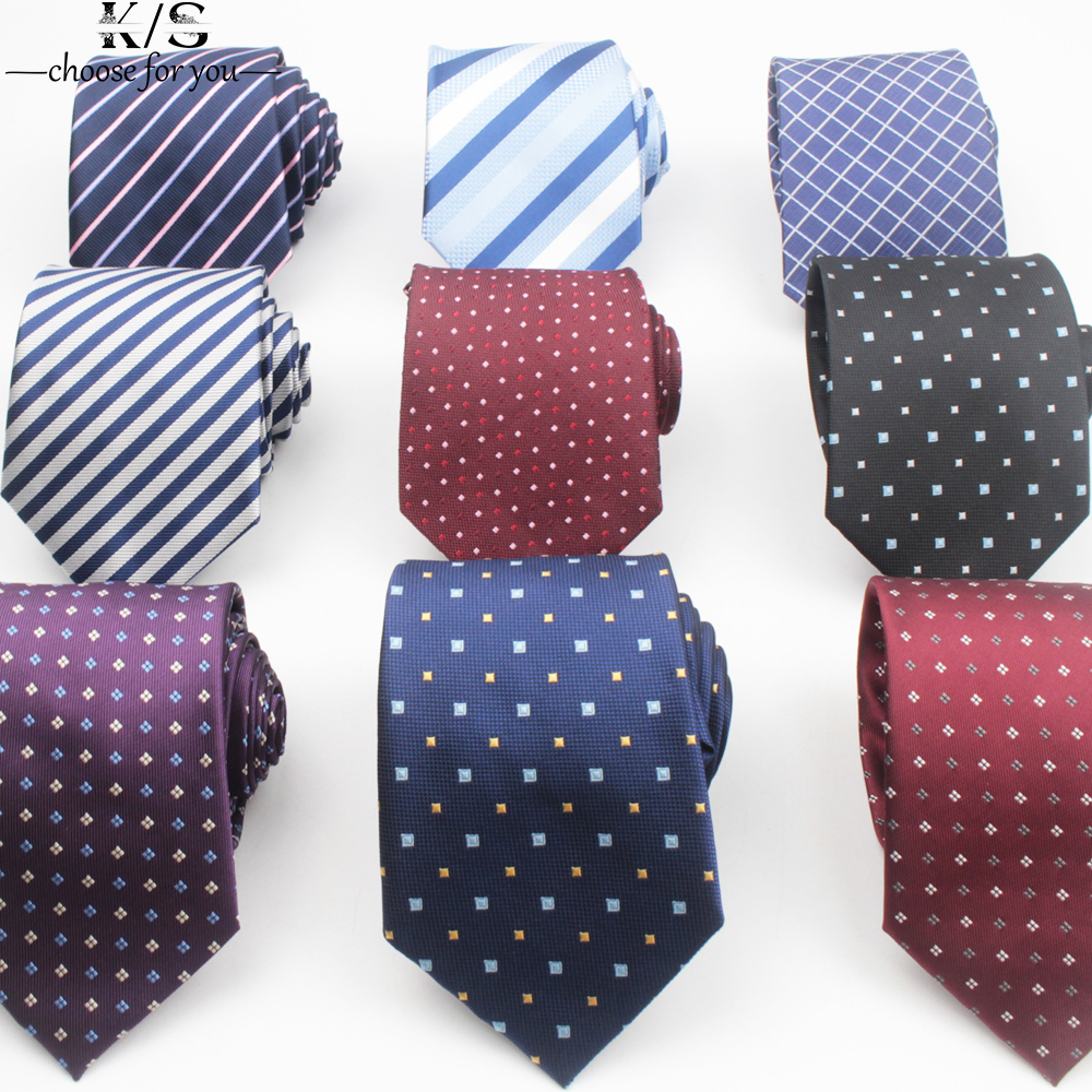 Men's Tie 8cm Stripe Dot Neckt - đánh giá và giá Men Formal Wear With Tie
