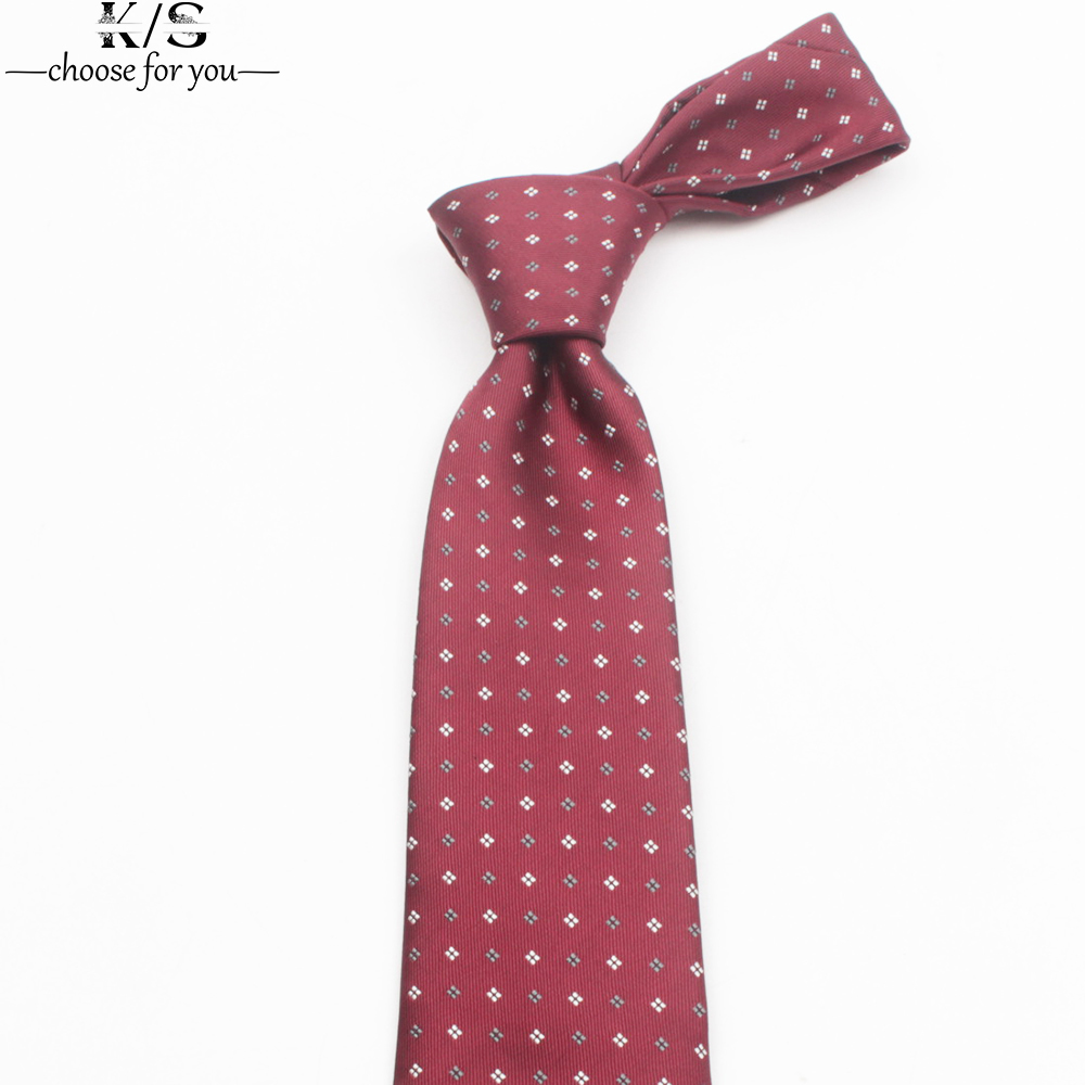 Men's Tie 8cm Stripe Dot Neckt - đánh giá và giá Men Formal Wear With Tie