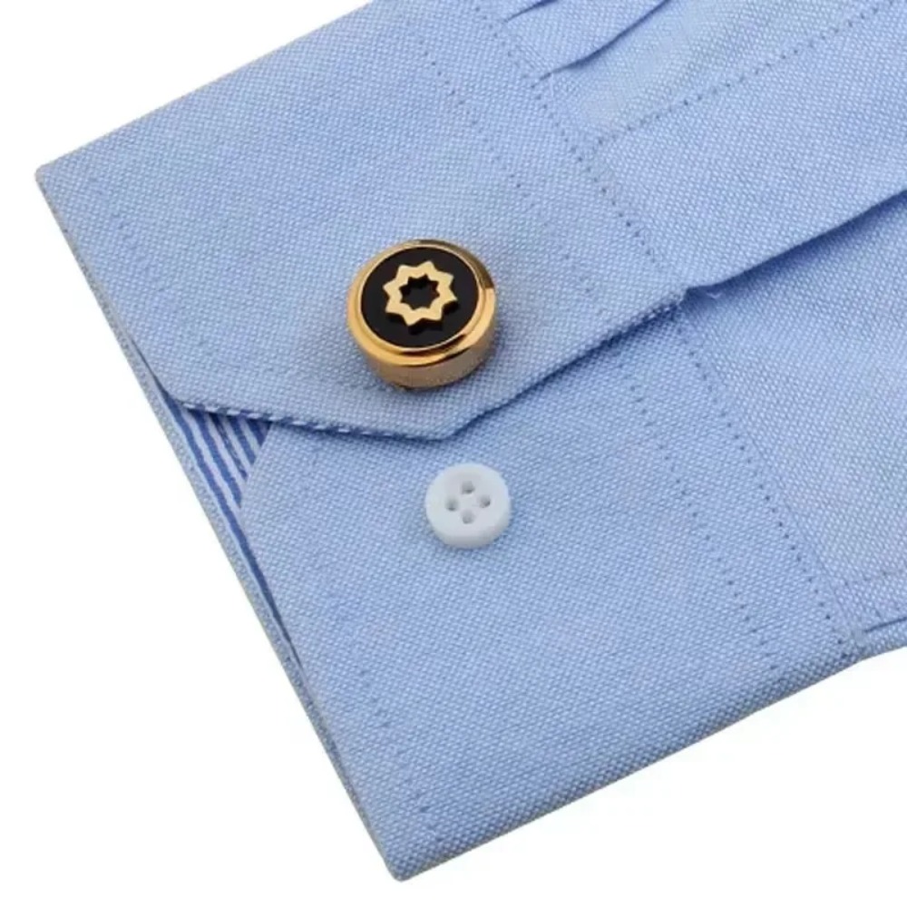 Round Cufflinks High-end Simpl - đánh giá và giá Men Formal Wear With Tie