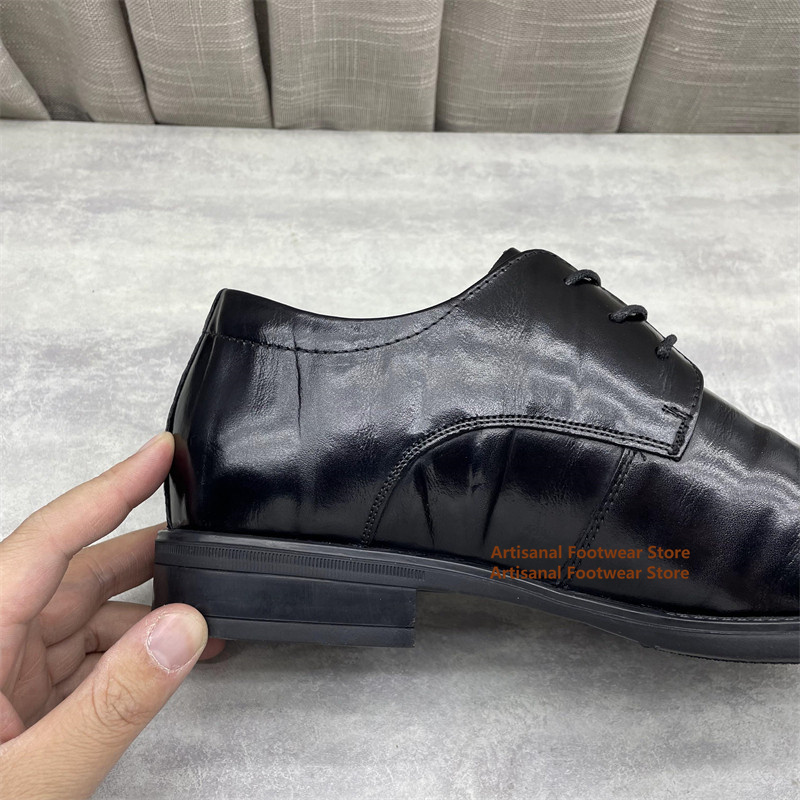 Men's Black Leather Oxford Sho - đánh giá và giá Men Formal Wear Dress