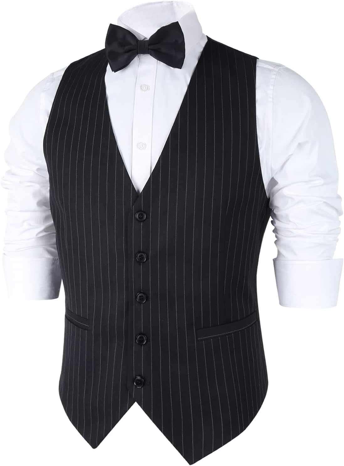 Mens Pinstripe Business Suit V - đánh giá và giá Men Formal Wear Dress