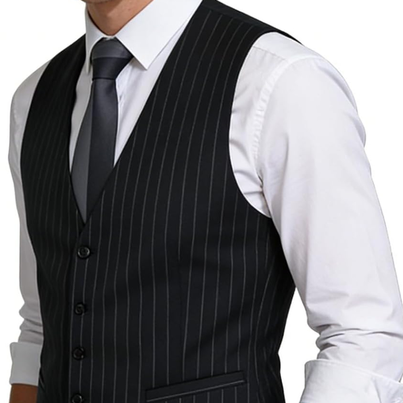 Mens Pinstripe Business Suit V - đánh giá và giá Men Formal Wear Dress