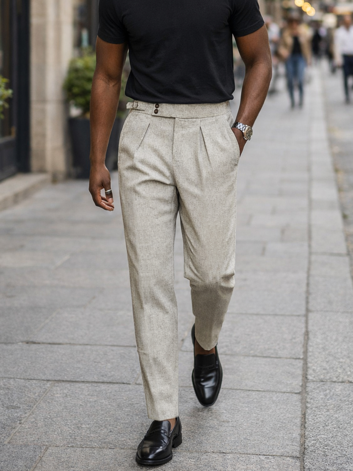 2026 Summer Linen Solid Color  - đánh giá và giá Men Formal Wear Without Suit