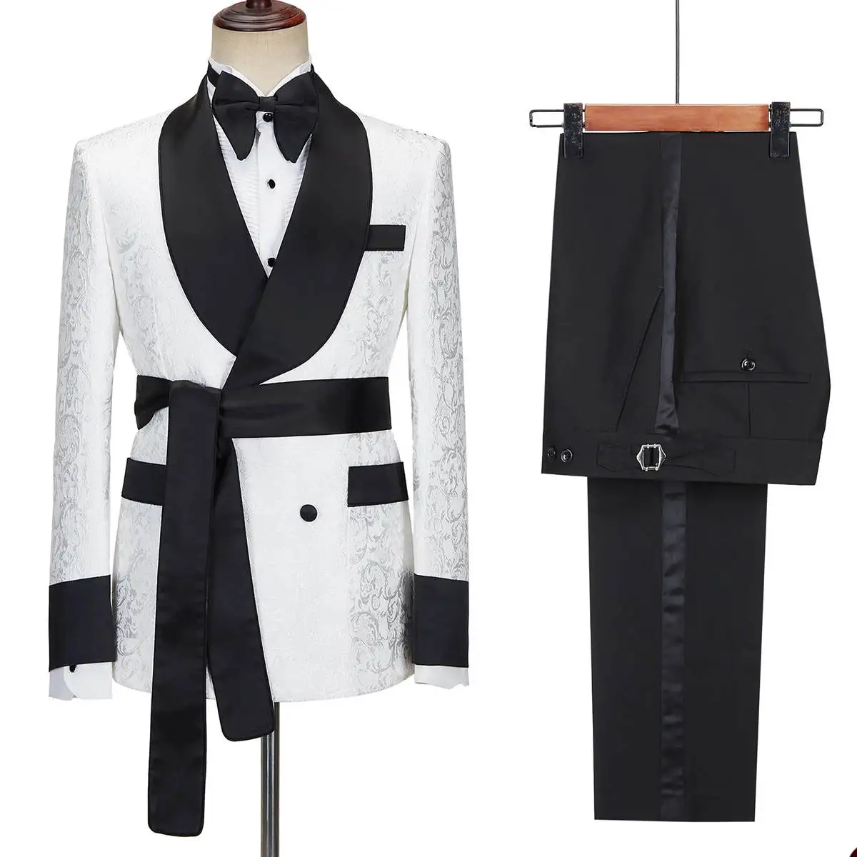 Latest Design Men's White Flor - đánh giá và giá Latest Men Formal Wear