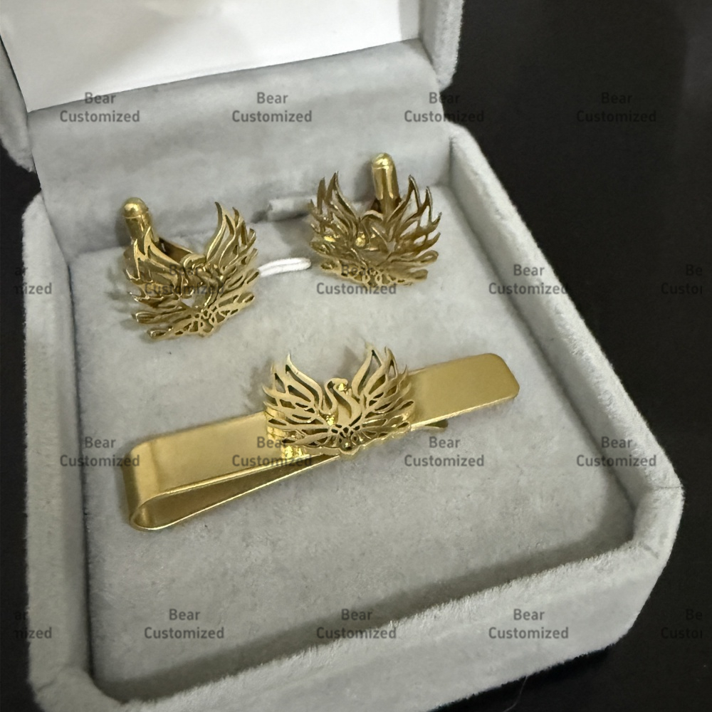 Custom Cufflink Tie Set Bar Pe - đánh giá và giá Men Formal Wear With Tie
