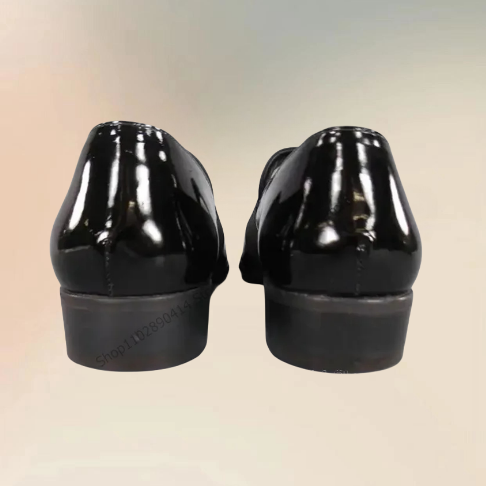 Black Patent Leather Riband De - đánh giá và giá Men'S Luxury Formal Wear