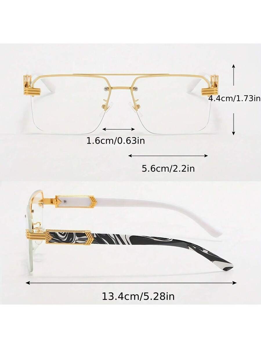 Mens Half-Frame Eyewear With T - đánh giá và giá Men'S Luxury Formal Wear