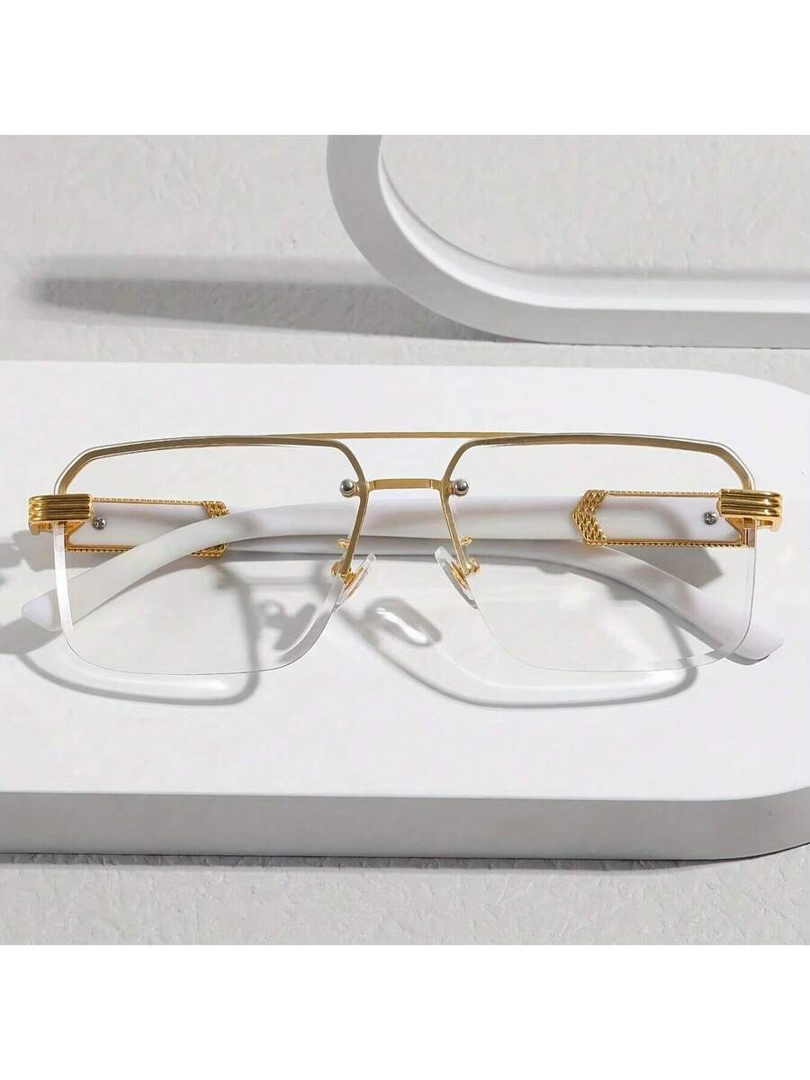 Mens Half-Frame Eyewear With T - đánh giá và giá Men'S Luxury Formal Wear