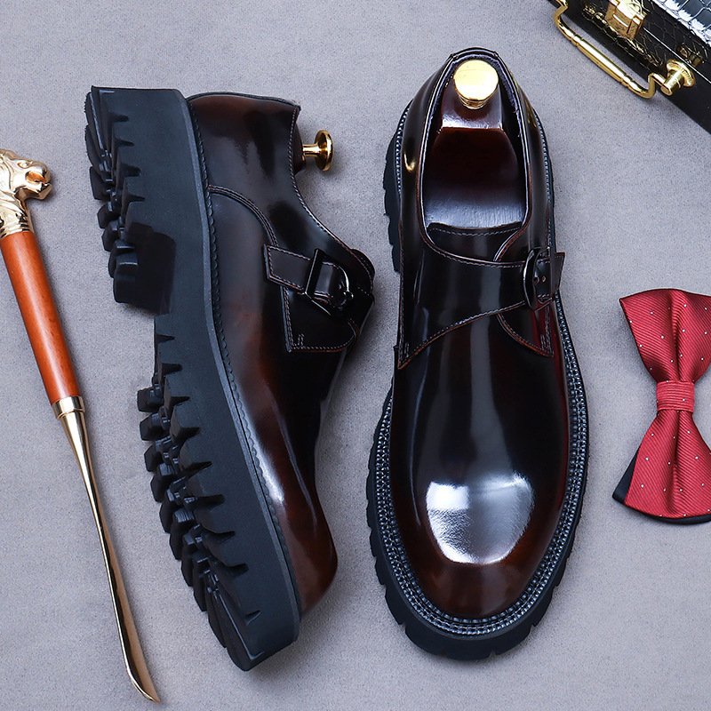 Platform Mens Genuine Leather  - đánh giá và giá Men'S Luxury Formal Wear